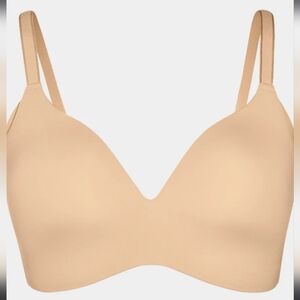 Knix Wingwoman Contour Wireless Bra Color Sand Size 5 New